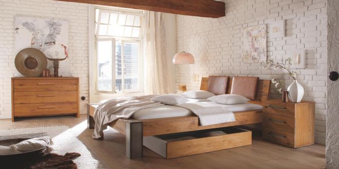 Hasena Bett 200x200 Oak Wild Bormio 18 Sion Cobo komplett